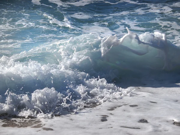 Синє море хвиля — стокове фото