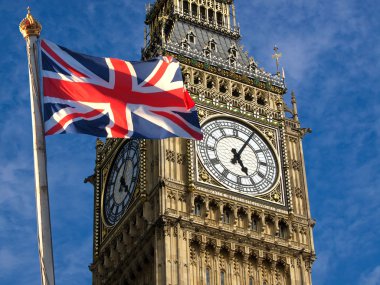 Big ben ve union jack