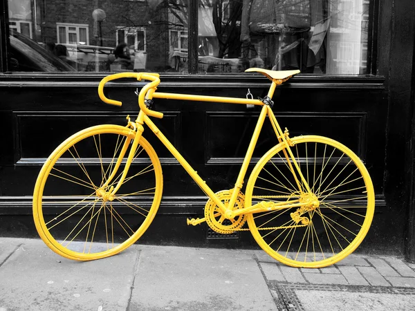 Yellow bike — Stock Photo, Image