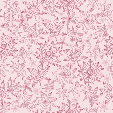 Pembe çiçekli kusursuz çiçek deseni