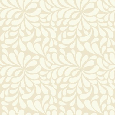 Dikişsiz bej damla desen