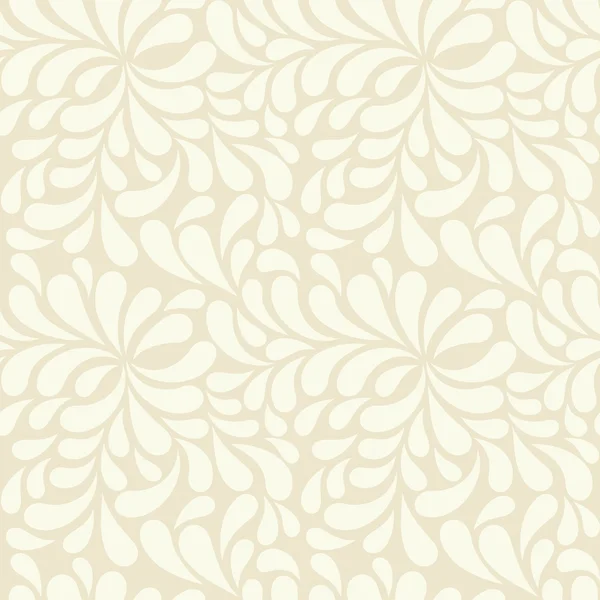 Seamless beige drops pattern — Stock Vector