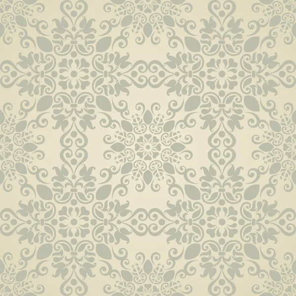 Damask vintage seamless pattern — Stock Vector