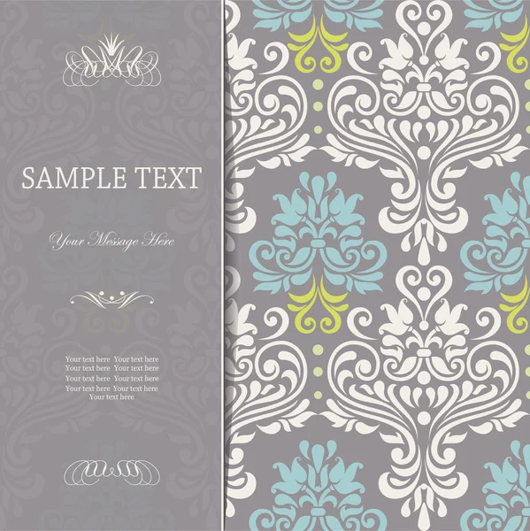 güzel çiçek davetiye. eps10