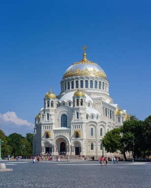 Kronstadt 'taki deniz katedrali.