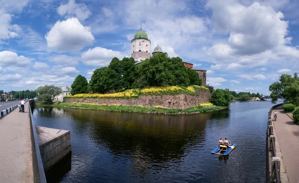 Tour du château de St. Olav Vyborg Photos De Stock Libres De Droits