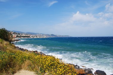 San remo şehir ve sahil