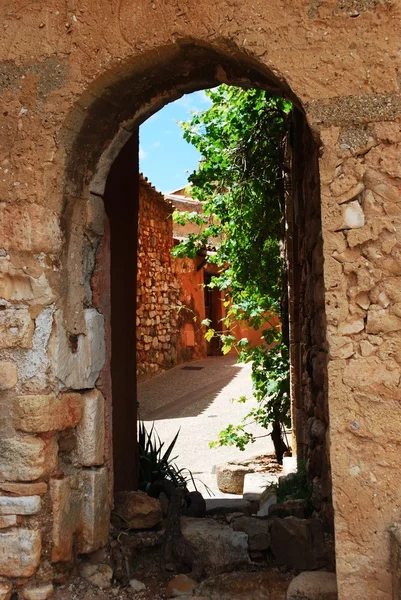 Roussillon village, Frankrike — Stockfoto