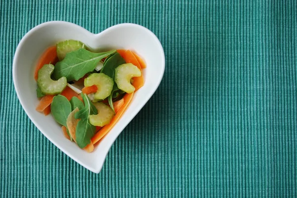 Szív saláta — Stock Fotó
