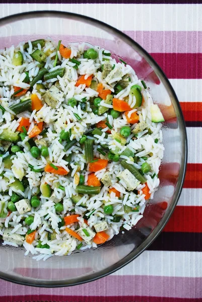 Salade de riz végétarienne — Photo