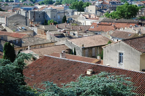 Staden Avignon, Frankrike Stockbild