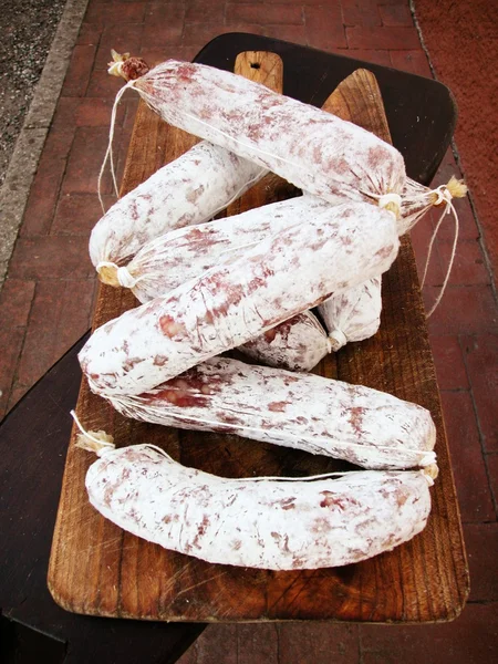 Salame italiano — Foto Stock