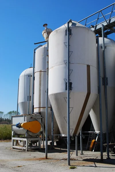 Small silos — Stock Photo, Image