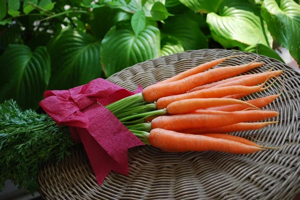 Un mucchio di carote Foto Stock