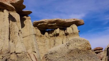 Wilderness Çalışma Alanı, Ah-shi-sle-pah Wash, New Mexico 'da kaya oluşumları. 
