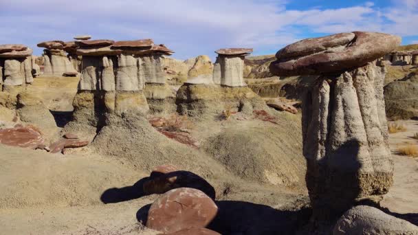 Wilderness Study Area Formações Rochosas Shi Sle Pah Wash Novo — Vídeo de Stock