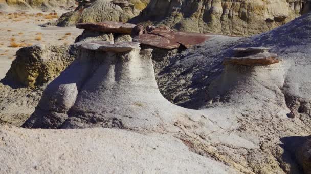 Wilderness Study Area Formações Rochosas Shi Sle Pah Wash Novo — Vídeo de Stock