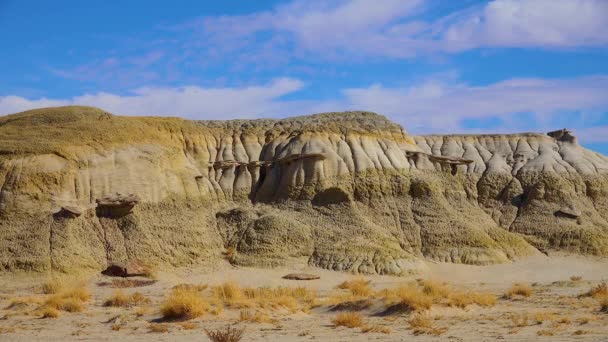 Wilderness Study Area Formações Rochosas Shi Sle Pah Wash Novo — Vídeo de Stock