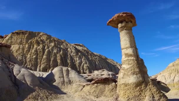 Περιοχή Μελέτης Άγριας Φύσης Σχηματισμοί Βράχων Στο Shi Sle Pah — Αρχείο Βίντεο