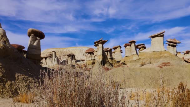 Wilderness Çalışma Alanı Shi Sle Pah Wash New Mexico Kaya — Stok video