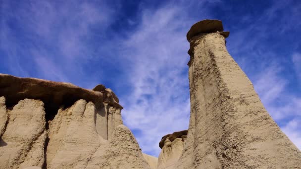 Wilderness Study Area Klippformationer Vid Shi Sle Pah Wash New — Stockvideo