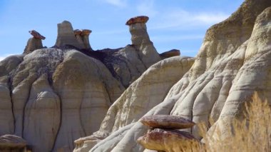 Wilderness Çalışma Alanı, Ah-shi-sle-pah Wash, New Mexico 'da kaya oluşumları. 