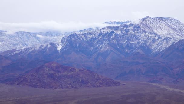 Sierra Nevada Parque Nacional Del Valle Muerte — Vídeo de stock