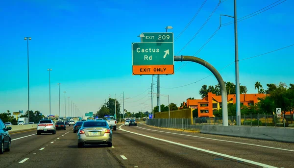 Arizona Usa November 2019 Information Sign Road Cactus Arizona Usa — Φωτογραφία Αρχείου