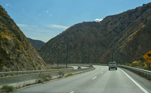 California Usa November 2019 Car Road Mountain Canyon California — 스톡 사진