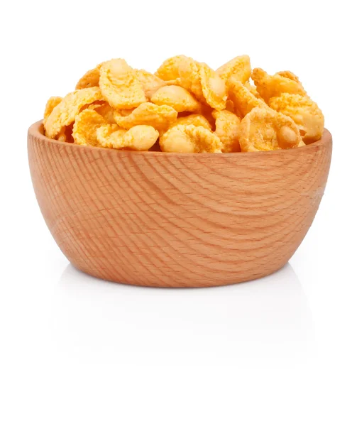 Cornflakes i skål — Stockfoto