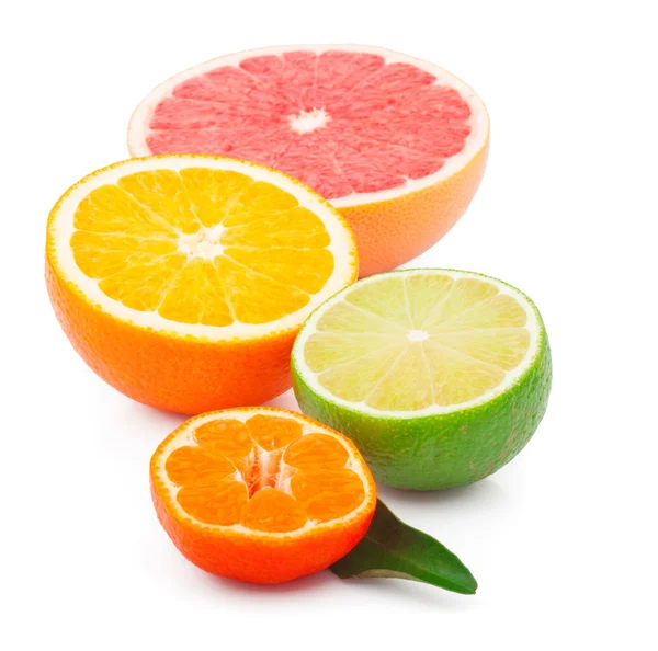 Half of fruits — Stock Photo, Image