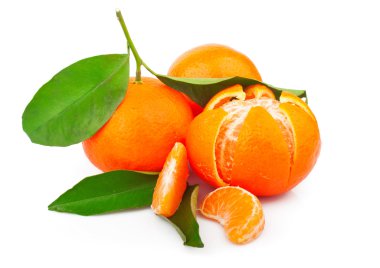 mandalina yaprakları ile