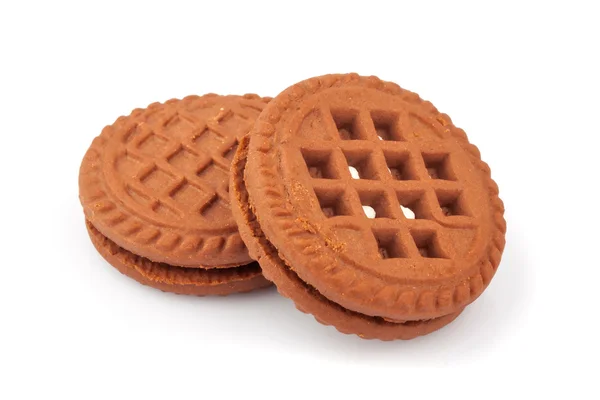 Dos galletas de sándwich — Foto de Stock