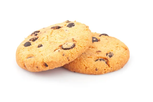 Two chocolate chips cookies — Stock Photo, Image