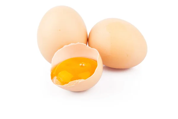 Chicken raw eggs — Stock Photo, Image