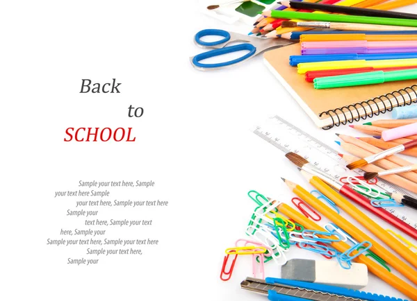Stationery. Back to school concept — Stock Photo, Image