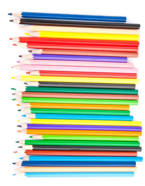 Collection de crayons de couleur — Photo