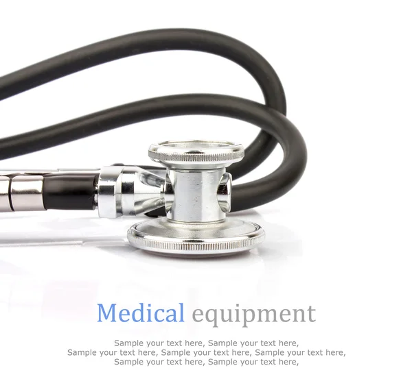 Stetoskop & text — Stock fotografie