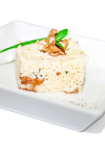 Arroz hervido con setas — Foto de Stock