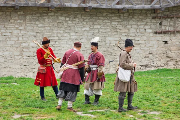 Medieval bowmans — Stock Photo, Image