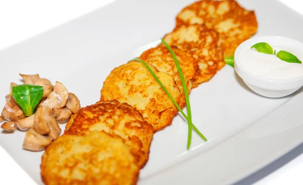 Potato pancakes — Stock Photo, Image