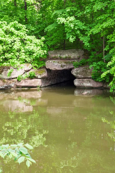 Landscaping with ponds — Stock Photo, Image