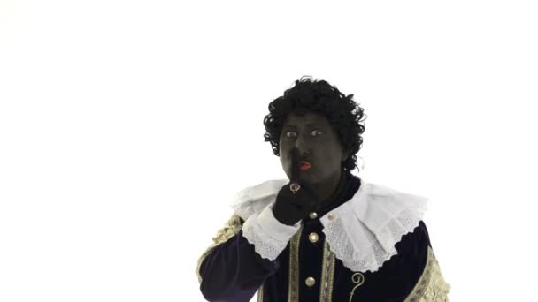 Zwarte piet — Stockvideo