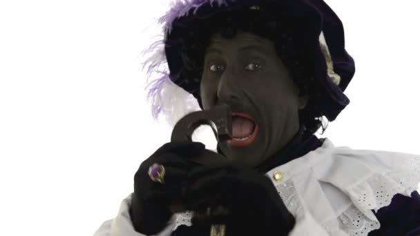 Zwarte Piet — Stock video