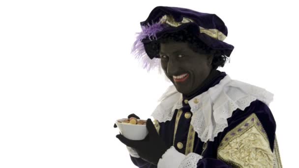 Zwarte Piet — Stock video