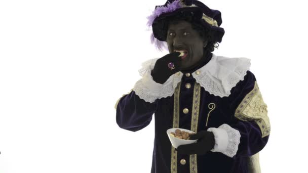 Zwarte piet — Stockvideo