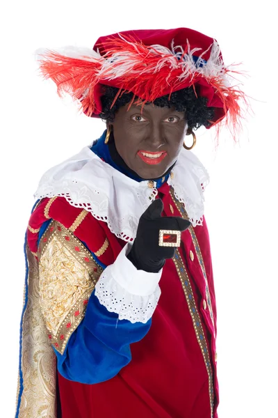 Porträtt av zwarte piet — Stockfoto