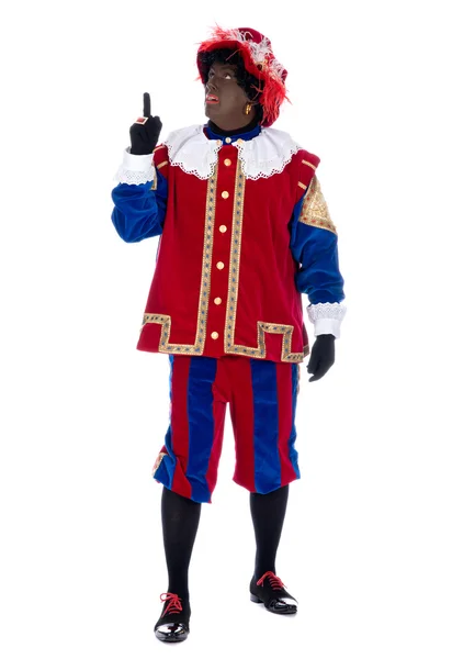 Porträtt av zwarte piet — Stockfoto