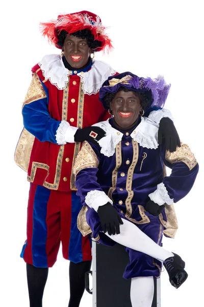 Portret zwarte piet — Zdjęcie stockowe