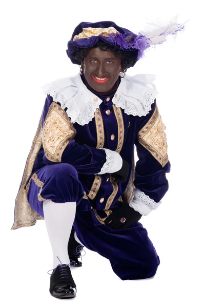 Portret zwarte piet — Zdjęcie stockowe